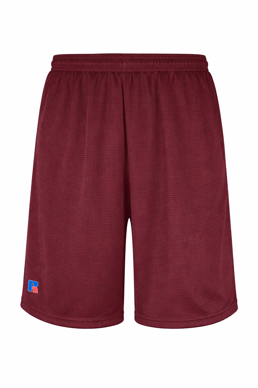 Russell Athletic Mesh Shorts With Pockets in Maroon