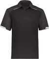 Am image of a Custom Russell Legend Polo in Black!