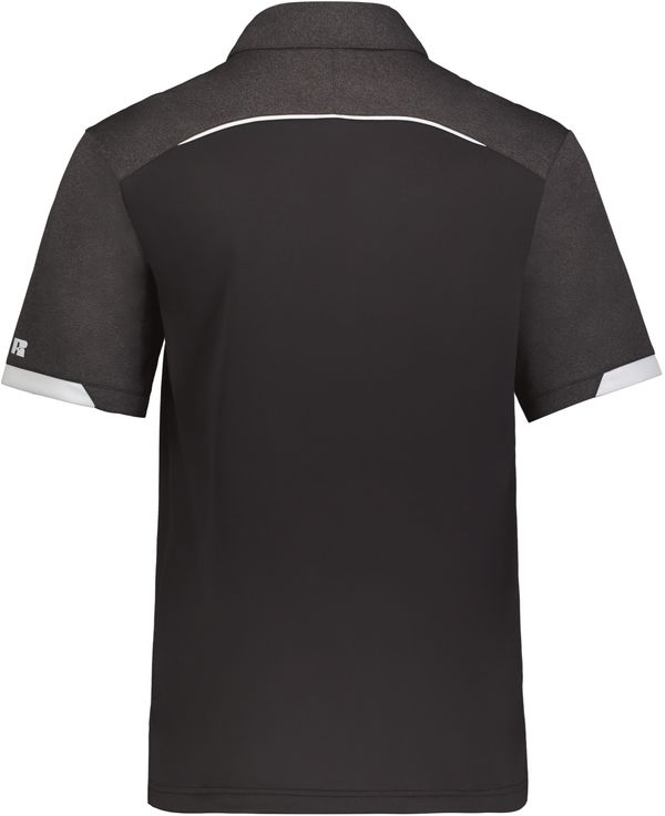 An image of a Custom Russell Legend Polo in Black!