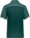 An image of a Custom Russell Legend Polo in Dark Green!