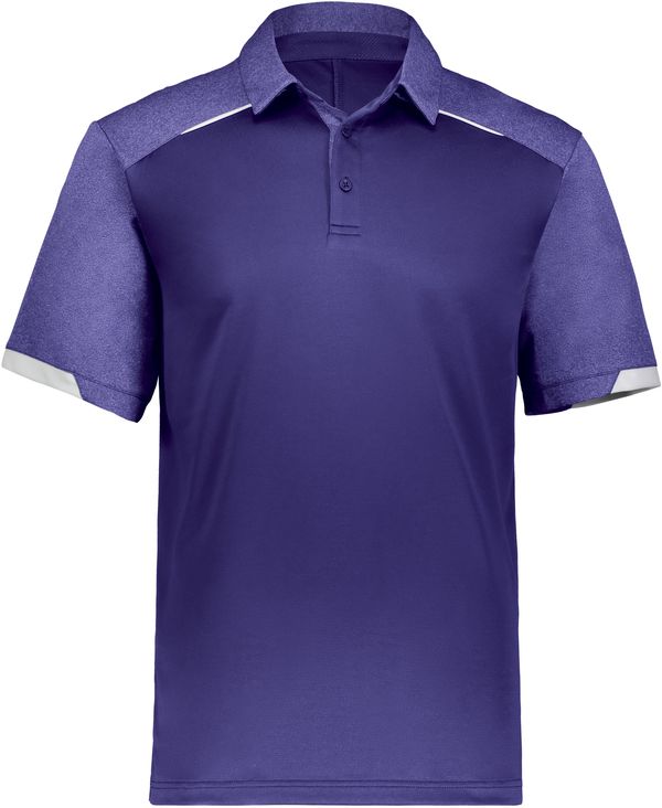 Am image of a Custom Russell Legend Polo in Purple!