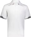 Am image of a Custom Russell Legend Polo in White!