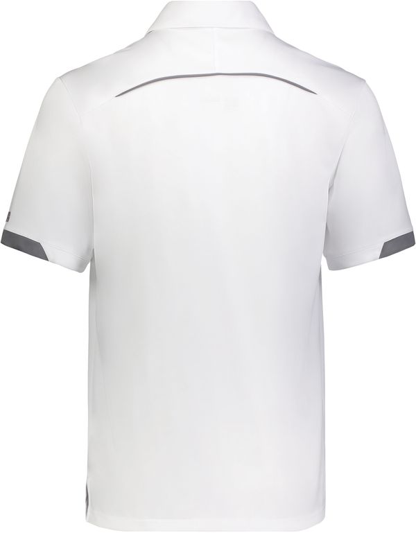 An image of a Custom Russell Legend Polo in White!