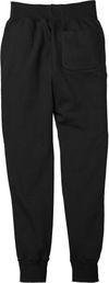 Am image of a Custom Champion Adult Reverse Weave Fleece Jogger in Black!