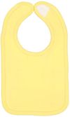 Am image of a Custom Rabbit Skins Infant Premium Jersey Bib in Butter!