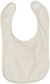 An image of a Custom Rabbit Skins Infant Premium Jersey Bib in Natural!