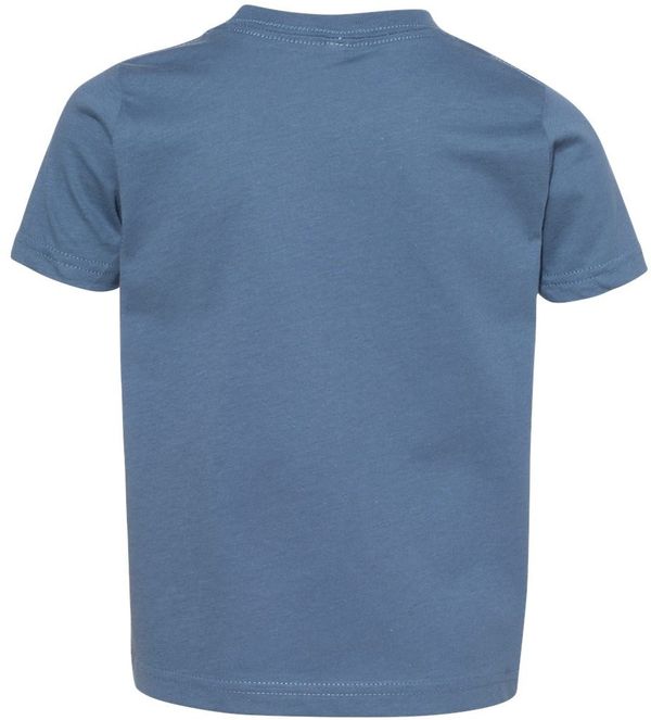 Am image of a Custom Rabbit Skins Toddler Fine Jersey Tee in Indigo!