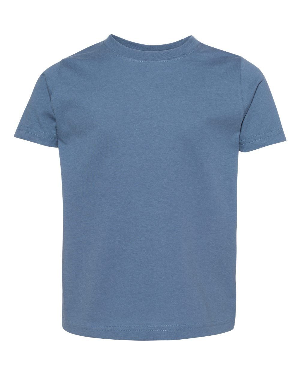 Rabbit Skins Toddler Fine Jersey Tee in Indigo