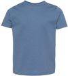 Am image of a Custom Rabbit Skins Toddler Fine Jersey Tee in Indigo!