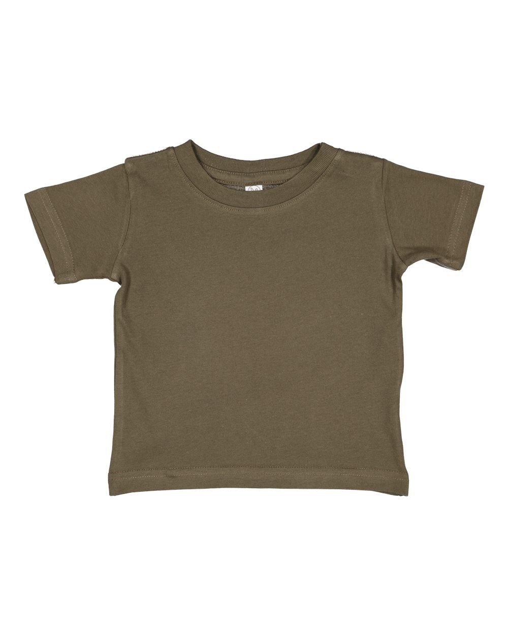 Rabbit Skins Infant Fine Jersey Tee in Military Green