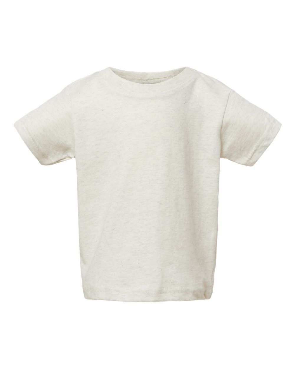 Rabbit Skins Infant Fine Jersey Tee in Natural Heather