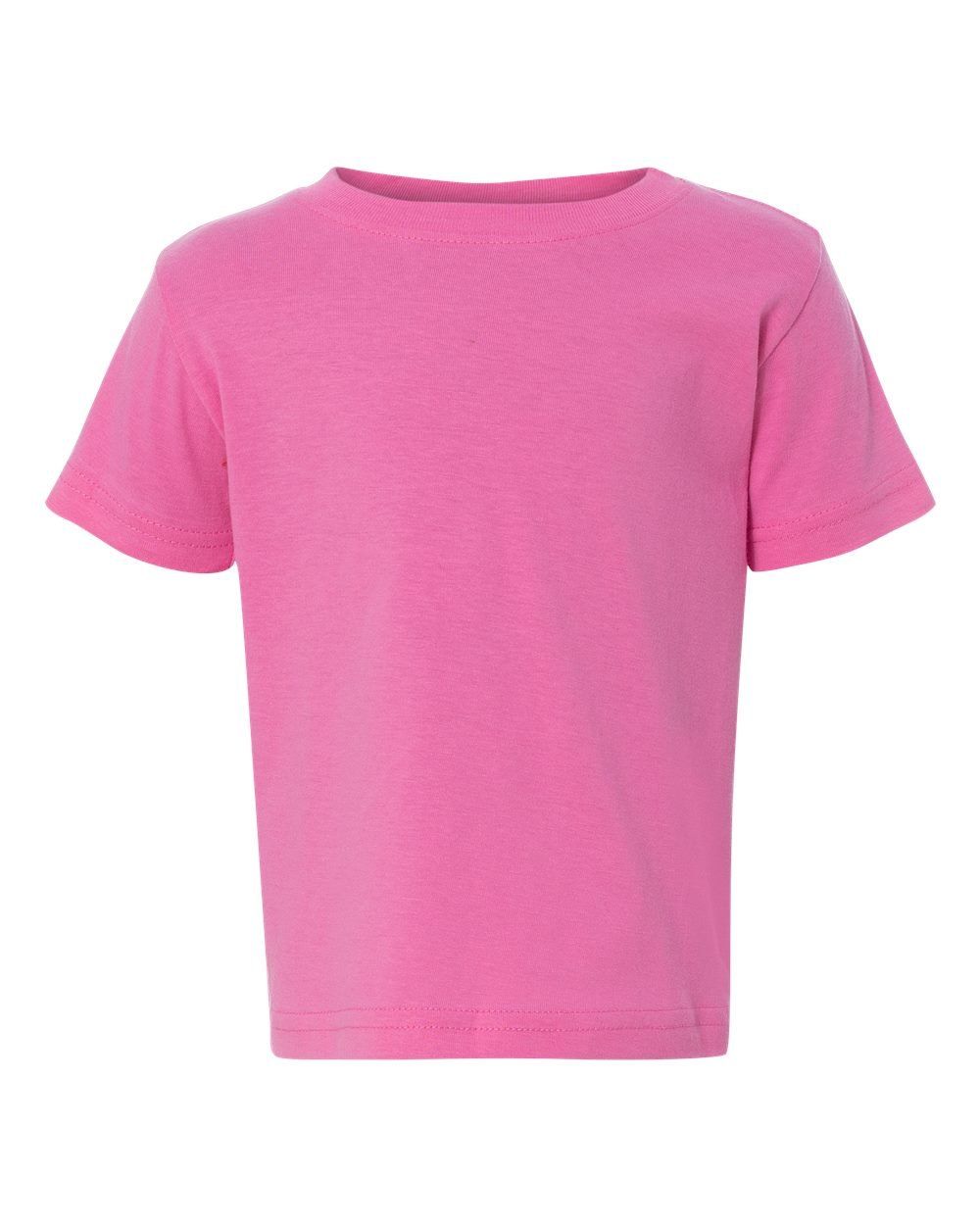 Rabbit Skins Infant Fine Jersey Tee in Raspberry