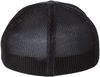 Am image of a Custom Richardson Fitted Trucker with R Flex in Charcoal/Black!