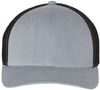 Am image of a Custom Richardson Fitted Trucker with R Flex in Heather Grey/Black!