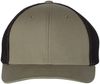 Am image of a Custom Richardson Fitted Trucker with R Flex in Loden/Black!