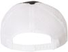 Am image of a Custom Richardson Garment Washed Trucker Cap in Black/White!
