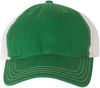 Am image of a Custom Richardson Garment Washed Trucker Cap in Kelly/White!