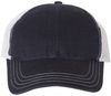 Am image of a Custom Richardson Garment Washed Trucker Cap in Navy/White!
