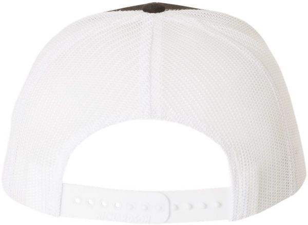 Am image of a Custom Richardson Snapback Trucker Cap in Black/White!