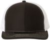 Am image of a Custom Richardson Snapback Trucker Cap in Black/White!