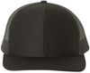 Am image of a Custom Richardson Snapback Trucker Cap in Black!