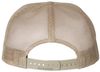 Am image of a Custom Richardson Seven Panel Trucker Cap in Brown/Khaki!