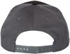 Am image of a Custom Richardson Twill Back Trucker Cap in Black/Charcoal!