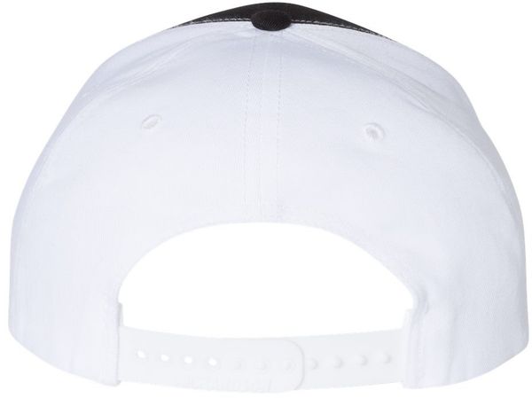 Am image of a Custom Richardson Twill Back Trucker Cap in Black/White!
