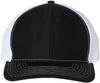 Am image of a Custom Richardson Twill Back Trucker Cap in Black/White!