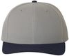 Am image of a Custom Richardson Surge Adjustable Cap in Grey/Navy!