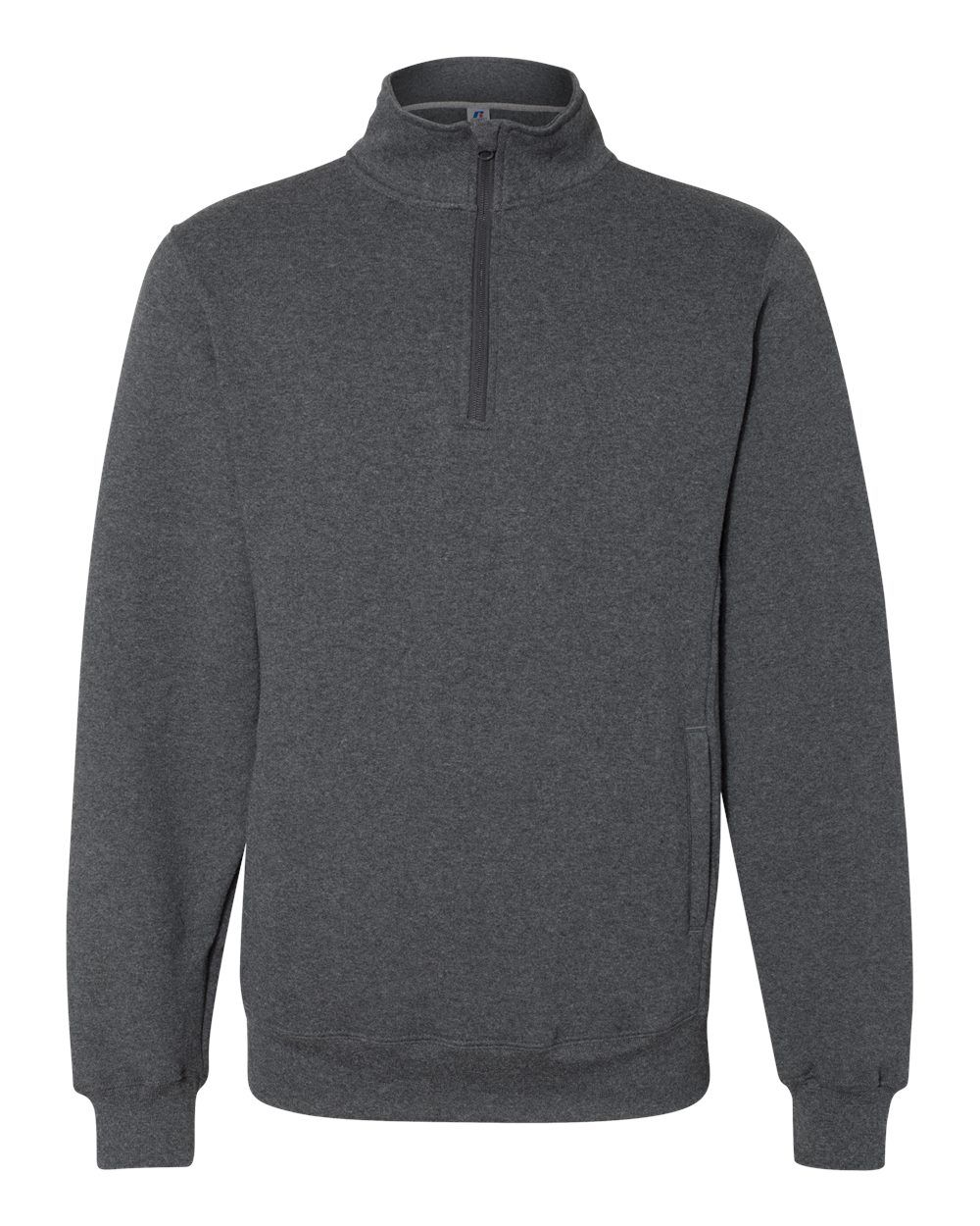 Relaxed Fit Graphic 1/4 Zip Sweatshirt - Grey