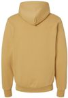 Am image of a Custom Russell Athletic Dri Power Fleece Hoodie in Almond!