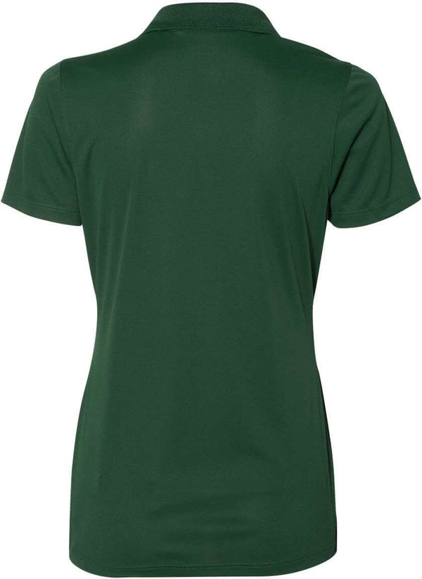 Am image of a Custom Russell Athletic Women's Essential Sport Shirt in Dark Green!