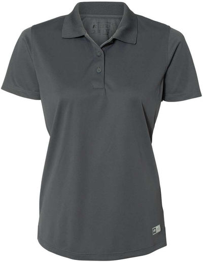 Am image of a Custom Russell Athletic Women's Essential Sport Shirt in Stealth!