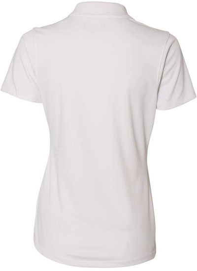Am image of a Custom Russell Athletic Women's Essential Sport Shirt in White!