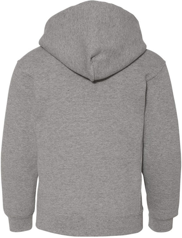 Am image of a Custom Youth Dri Power Hooded Pullover Sweatshirt in Oxford!