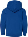 An image of a Custom Youth Dri Power Hooded Pullover Sweatshirt in Royal!