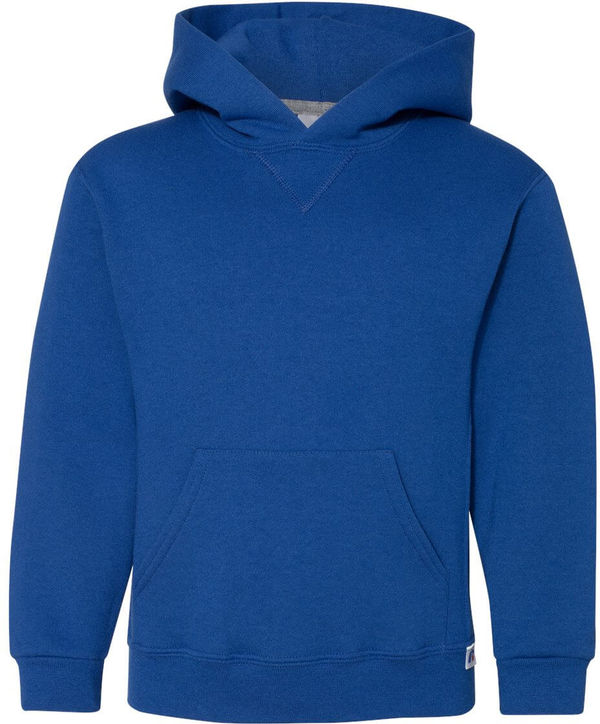 An image of a Custom Youth Dri Power Hooded Pullover Sweatshirt in Royal!