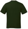 Am image of a Custom CSW Parkour Crewneck Ring Spun Combed Cotton Tee in Forest Green!