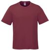Am image of a Custom CSW Parkour Crewneck Ring Spun Combed Cotton Tee in Maroon!