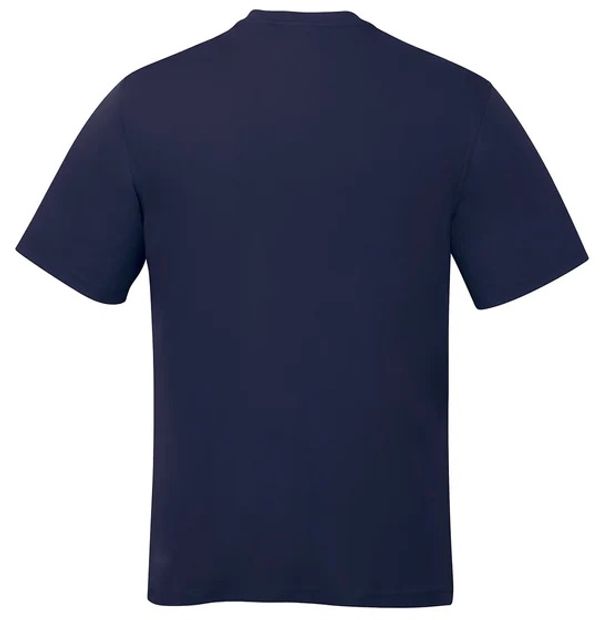 Am image of a Custom CSW Parkour Crewneck Ring Spun Combed Cotton Tee in Navy!