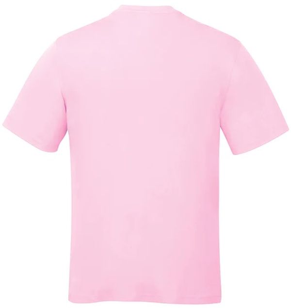 Am image of a Custom CSW Parkour Crewneck Ring Spun Combed Cotton Tee in Pink!