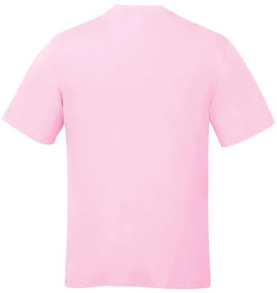 Am image of a Custom CSW Parkour Crewneck Ring Spun Combed Cotton Tee in Pink!