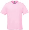 Am image of a Custom CSW Parkour Crewneck Ring Spun Combed Cotton Tee in Pink!