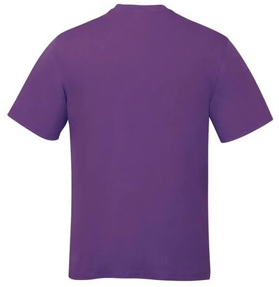Am image of a Custom CSW Parkour Crewneck Ring Spun Combed Cotton Tee in Purple!