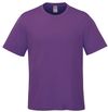 Am image of a Custom CSW Parkour Crewneck Ring Spun Combed Cotton Tee in Purple!