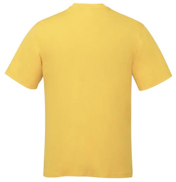 Am image of a Custom CSW Parkour Crewneck Ring Spun Combed Cotton Tee in Yellow!