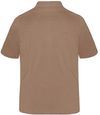 Am image of a Custom Muskoka Trail Garment Co Fairway Mens Poly Cotton Polo Shirt in Melange Taupe!