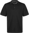 Am image of a Custom Muskoka Trail Garment Co Fairway Mens Poly Cotton Polo Shirt in Black!