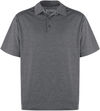 Am image of a Custom Muskoka Trail Garment Co Fairway Mens Poly Cotton Polo Shirt in Melange Charcoal!